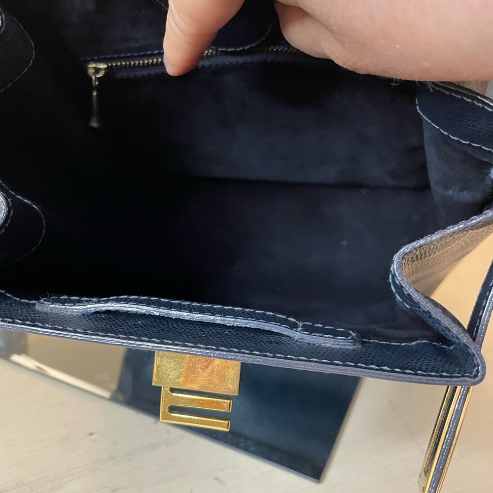 Etro Navy Backpack with Structured Design - Picture 8 of 16